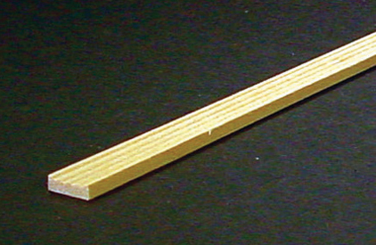 Dollhouse Miniature Grooved Window Trim, 24 In. Long